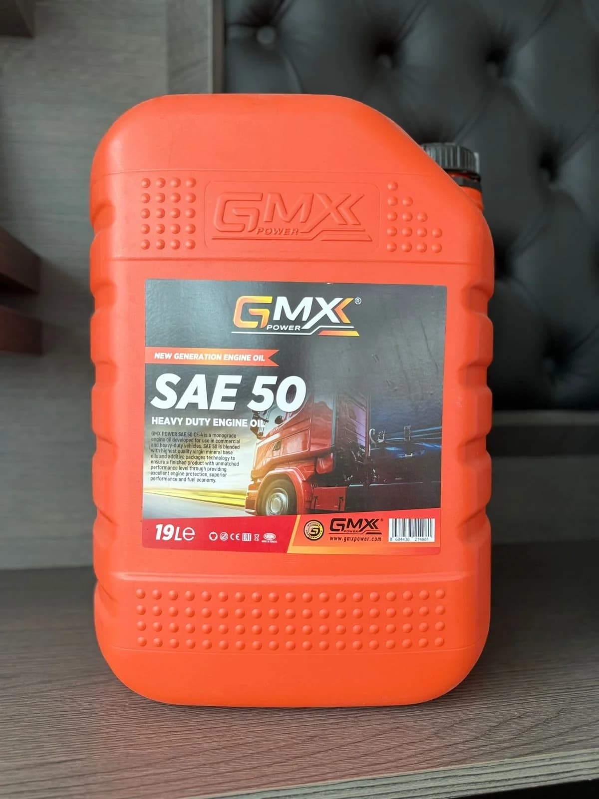 GMX Power SAE 50 ağır hizmet motor yağı 19 litre turuncu bidon